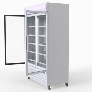 800L Upright Double Glass Door Freezer – - Thermaster LG-800PF