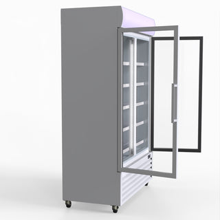 800L Upright Double Glass Door Freezer – - Thermaster LG-800PF