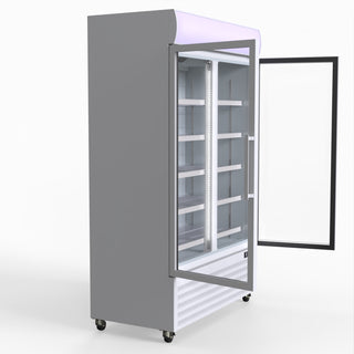 800L Upright Double Glass Door Freezer – - Thermaster LG-800PF