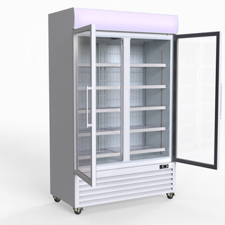 800L Upright Double Glass Door Freezer – - Thermaster LG-800PF