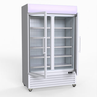 800L Upright Double Glass Door Freezer – - Thermaster LG-800PF