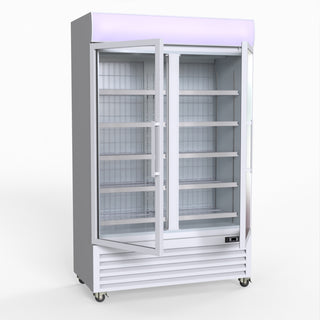 800L Upright Double Glass Door Freezer – - Thermaster LG-800PF