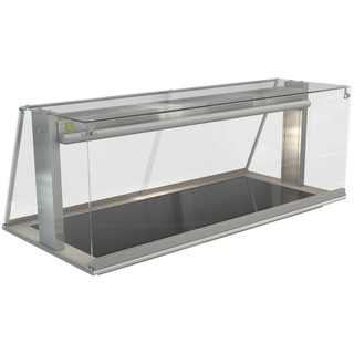 Cossiga Ceramic Hotplate Square Glass Assisted Service with Acrylic Rear Door 1825mmW - LSCM5 - FS