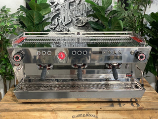 La Marzocco KB90 - 3 Group Red & Stainless Commercial Espresso Machine - Brand New