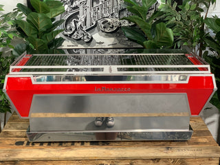 La Marzocco KB90 - 3 Group Red & Stainless Commercial Espresso Machine - Brand New