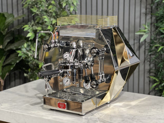 La Pavoni Diamantina - 1 Group Stainless & Gold - Brand New
