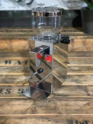 La Pavoni Kube Mill V2 Coffee Grinder Chrome - Brand New