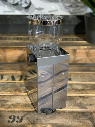 La Pavoni Kube Mill V2 Coffee Grinder Chrome - Brand New