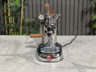 La Pavoni Professional Lusso - 1 Group Commercial Espresso Machine - Timber