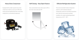 Atosa Top Mounted Double Door Fridge MBF8005