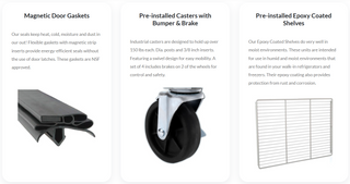 Atosa Top Mounted Double Door Fridge MBF8005