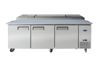 Atosa Three Door Pizza Prep Table Refrigerator MPF8203