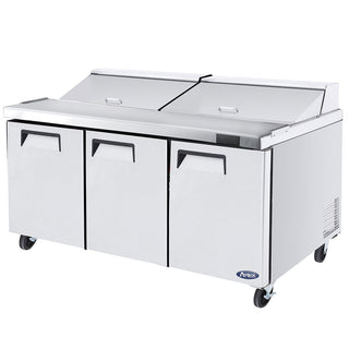 Atosa Three Door Sandwich Prep Table Refrigerator MSF8304