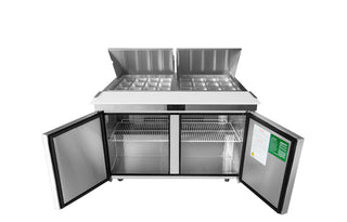 Atosa 490L 2 Door Mega Top Sandwich Prep Table Fridge MSF8307