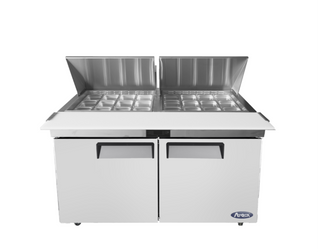 Atosa 490L 2 Door Mega Top Sandwich Prep Table Fridge MSF8307