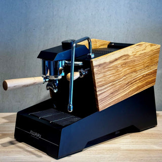 Nurri Type R - 1 Group Commercial Espresso Machine - Espresso - Brand New (Black & Zebrano)