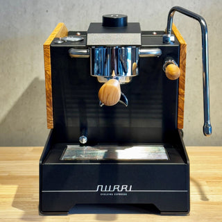 Nurri Type R - 1 Group Commercial Espresso Machine - Espresso - Brand New (Black & Zebrano)