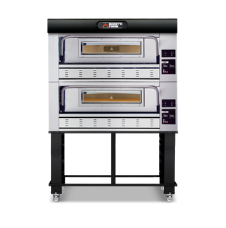 Moretti Forni P110G Double Deck Oven on Stand - 12 x 35cm Pizza