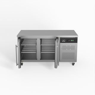 AG Two Door Commercial Glass Door Worktop / Under Bench Display Fridge- AG Equipment AG-PAX2100TNG