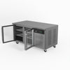 AG Two Door Commercial Glass Door Worktop / Under Bench Display Fridge- AG Equipment AG-PAX2100TNG