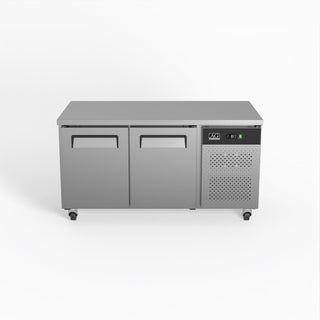 AG Two Door Commercial Worktop / Under Bench Fridge 800mm Depth