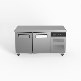 AG Two Door Commercial Worktop / Under Bench Fridge 800mm Depth- AG Equipment AG-PAX2100TN