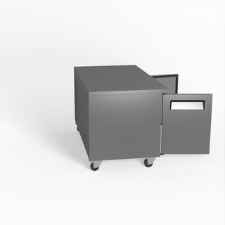 AG Two Door Commercial Worktop / Under Bench Fridge 800mm Depth- AG Equipment AG-PAX2100TN