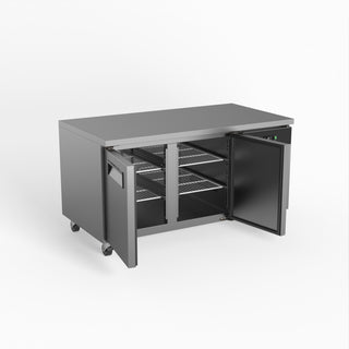 AG Two Door Commercial Worktop / Under Bench Fridge 800mm Depth- AG Equipment AG-PAX2100TN