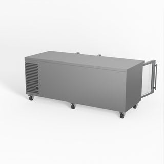 AG Three Door Commercial Glass Door Worktop / Under Bench Display Fridge 800mm Depth- AG Equipment AG-PAX3100TNG