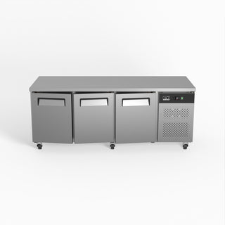 AG Three Door Commercial Worktop / Under Bench Fridge 800mm Depth- AG Equipment AG-PAX3100TN