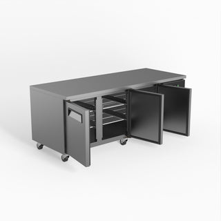 AG Three Door Commercial Worktop / Under Bench Fridge 800mm Depth- AG Equipment AG-PAX3100TN