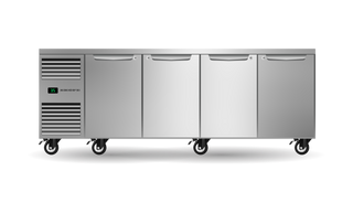Skope ProSpec Four Solid Door Underbench GN 1/1 Fridge 609L - PG11.UBR.4.SD