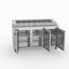 Thermaster Three Door Deluxe Pizza Prep Bench PWB150