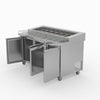 Thermaster Three Door Deluxe Pizza Prep Bench PWB150