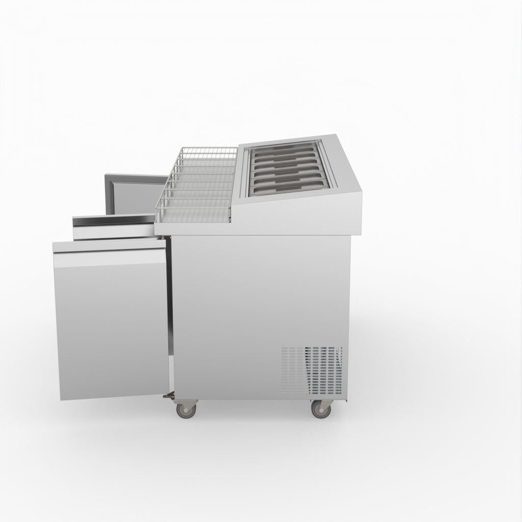Thermaster Three Door Deluxe Pizza Prep Bench PWB150