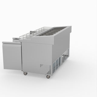 Thermaster Three Door Deluxe Pizza Prep Bench PWB150