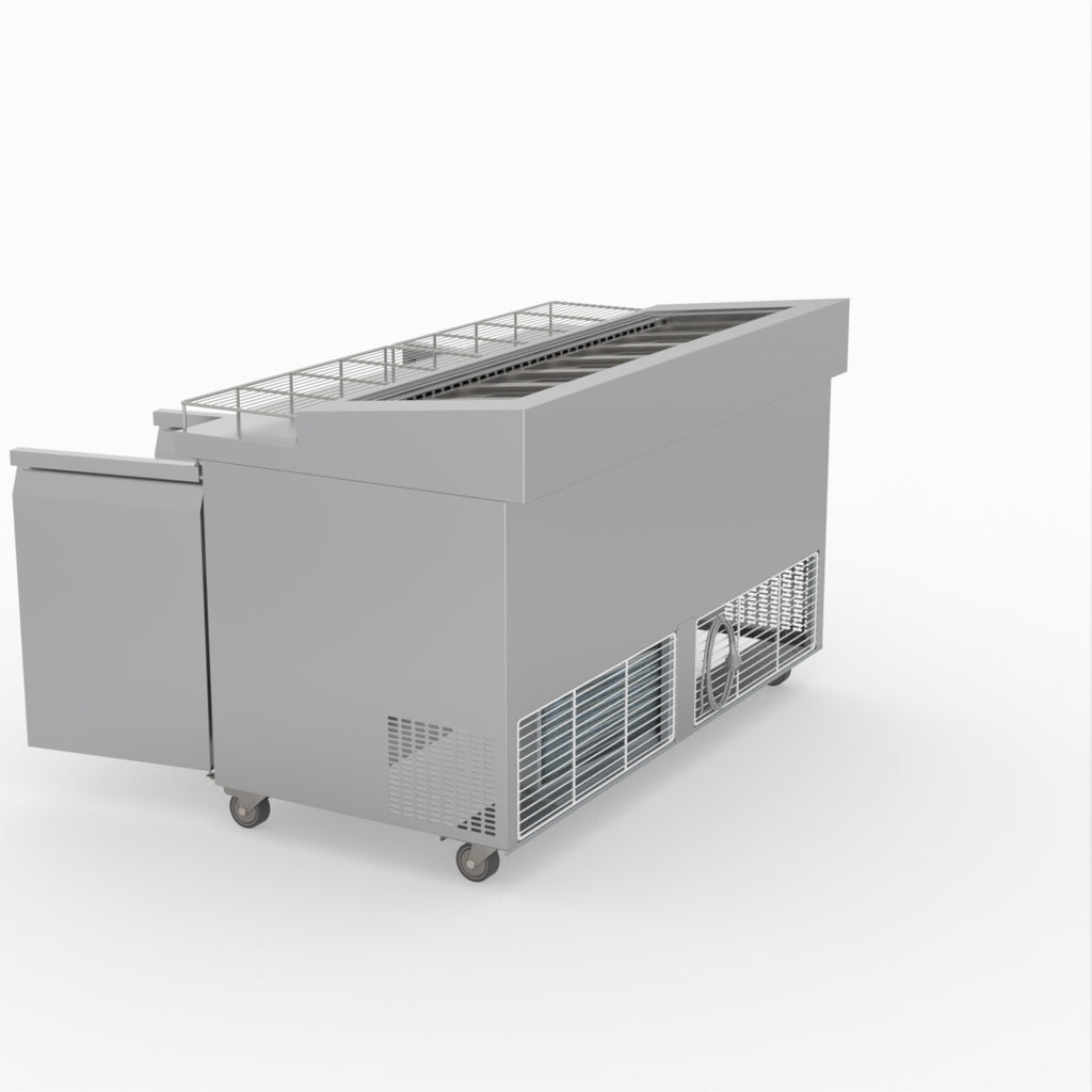 Thermaster Three Door Deluxe Pizza Prep Bench PWB150