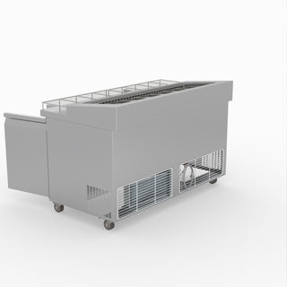 Thermaster Three Door Deluxe Pizza Prep Bench PWB150