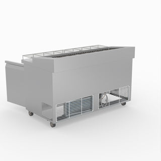 Thermaster Three Door Deluxe Pizza Prep Bench PWB150