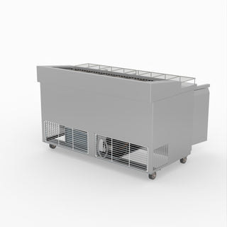 Thermaster Three Door Deluxe Pizza Prep Bench PWB150