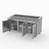 Thermaster Three Door Deluxe Pizza Prep Bench PWB180