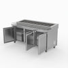 Thermaster Three Door Deluxe Pizza Prep Bench PWB180