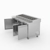Thermaster Three Door Deluxe Pizza Prep Bench PWB180