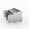 Thermaster Three Door Deluxe Pizza Prep Bench PWB180