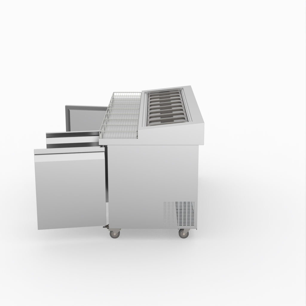 Thermaster Three Door Deluxe Pizza Prep Bench PWB180