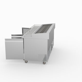 Thermaster Three Door Deluxe Pizza Prep Bench PWB180