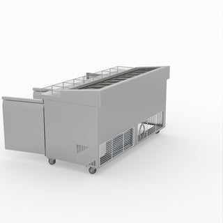 Thermaster Three Door Deluxe Pizza Prep Bench PWB180