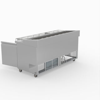 Thermaster Three Door Deluxe Pizza Prep Bench PWB180