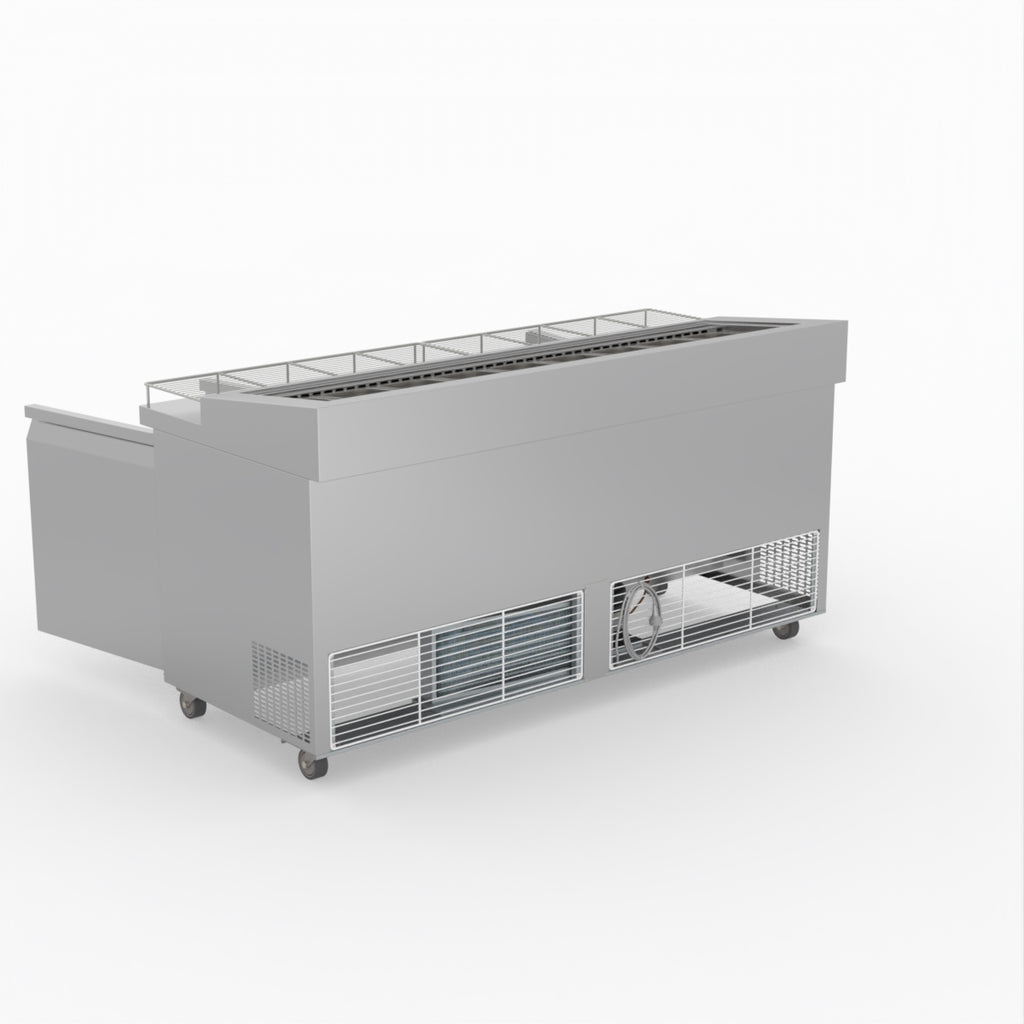 Thermaster Three Door Deluxe Pizza Prep Bench PWB180
