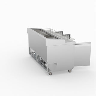 Thermaster Three Door Deluxe Pizza Prep Bench PWB180